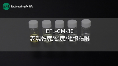 EFL-GM-30表觀黏度、強(qiáng)度、組織粘附性能展示