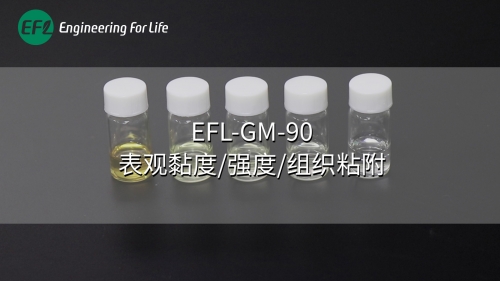 EFL-GM-90表觀黏度、強(qiáng)度、組織粘附性能展示